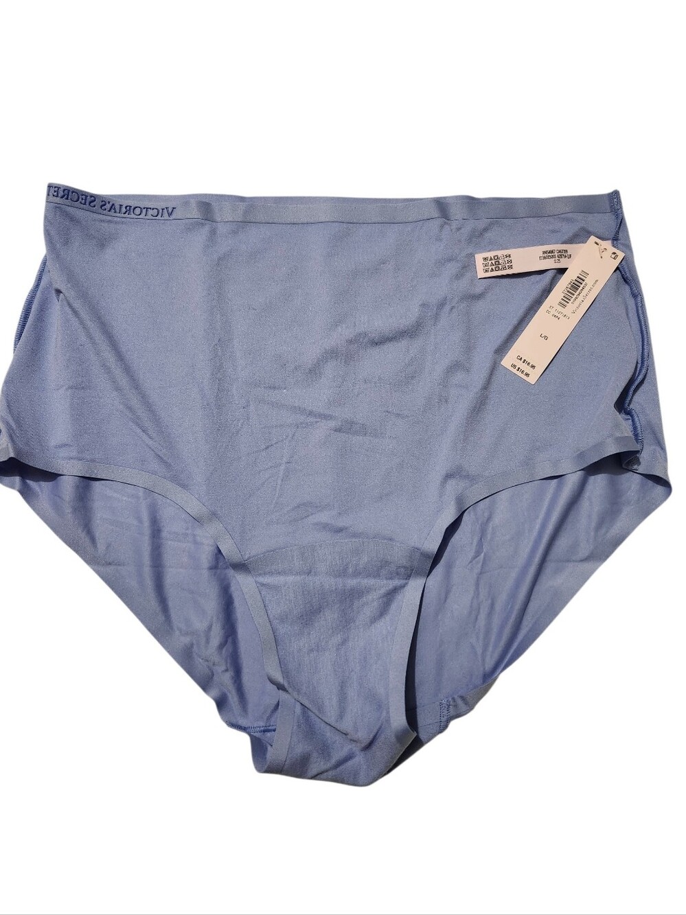 NWT Victoria's Secret Seamless High-Waist Briefs — Lavender Blue - Large